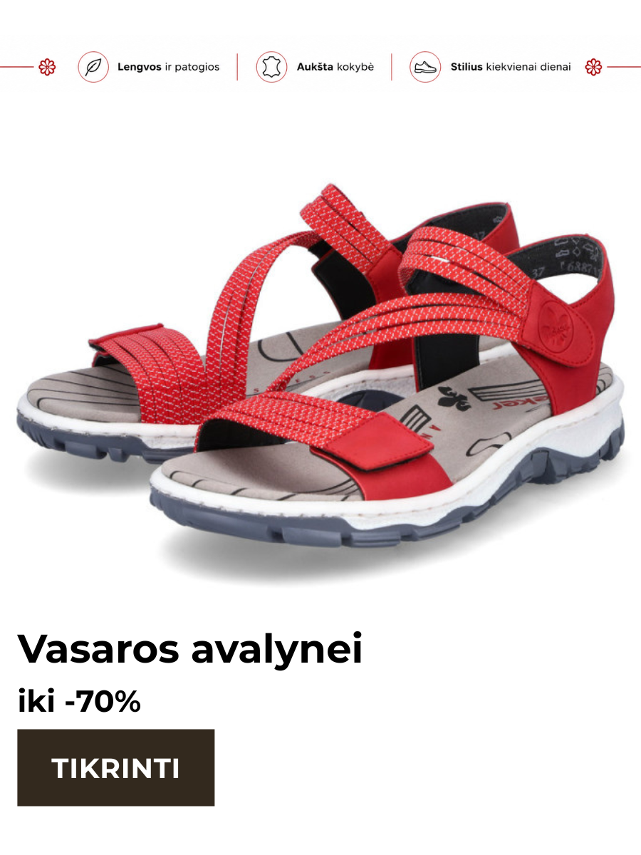 Vasaros avalynei iki -70%